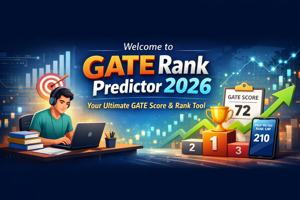 GATE Rank Predictor 2026 – Predict Your GATE Score, Marks & AIR Online